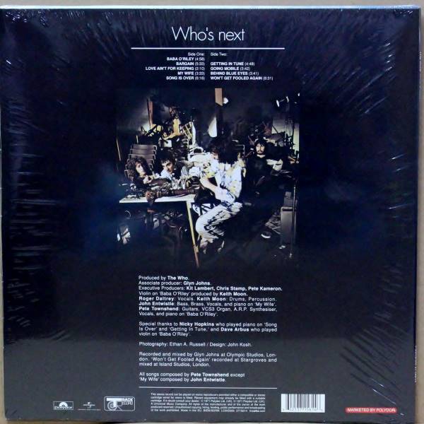 LP The Who ~ Who's next