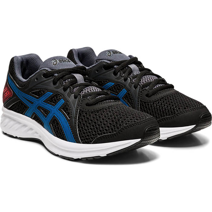 Tenis Asics Niños Jolt 2 Gs Black/Directoire Blu 1014A035.006