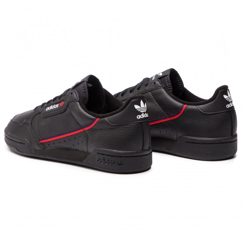 Tenis Adidas Originals Mn Continental 80 Negro/Rojo G27707