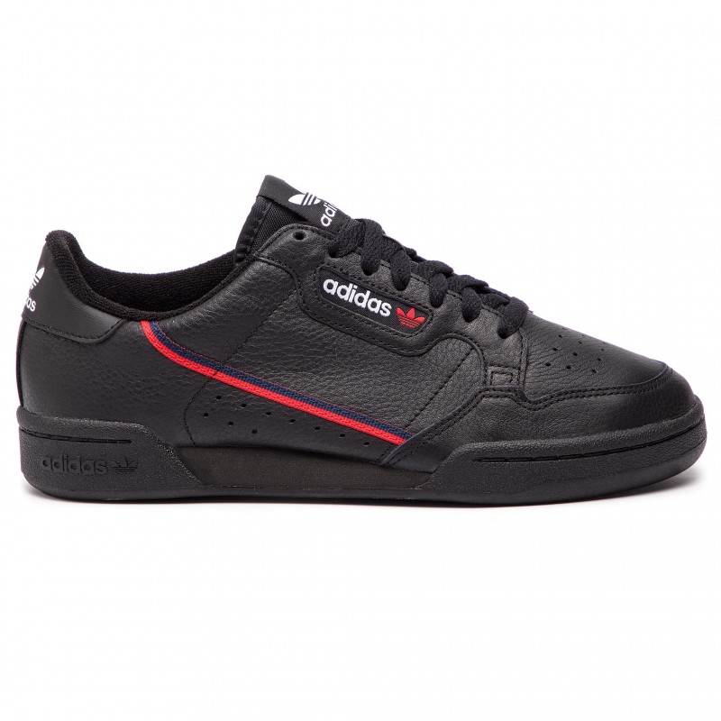 Tenis Adidas Originals Mn Continental 80 Negro/Rojo G27707