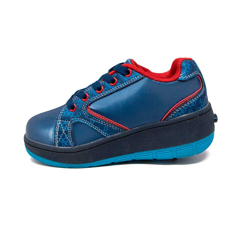 Tenis Patín George Pig Para Niño Color Azul