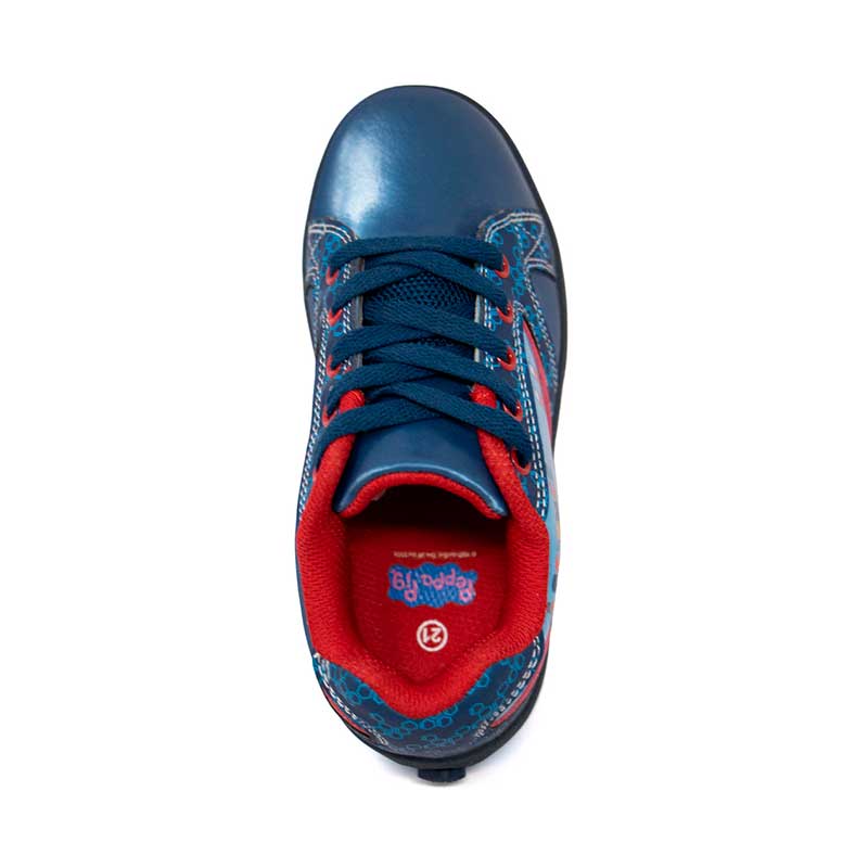 Tenis Patín George Pig Para Niño Color Azul