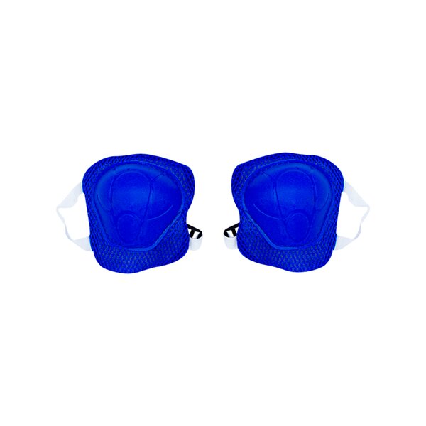 Set Casco Y Protecciones para Niño/niña Azul Bolitas Rodilleras, Coderas y Muñequeras 