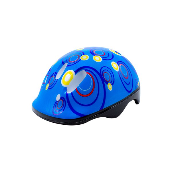 Set Casco Y Protecciones para Niño/niña Azul Bolitas Rodilleras, Coderas y Muñequeras 