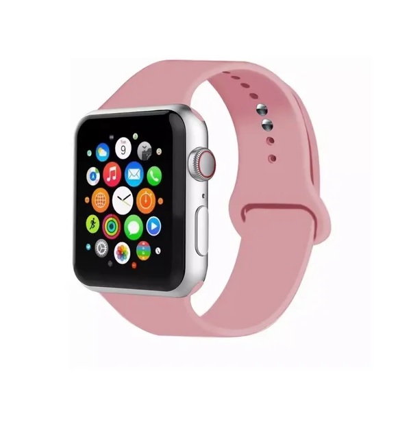 Correa de silicon lisa Gadgets & fun para apple watch 38 mm y 40 mm series 1,2,3 y 4 Silicon band