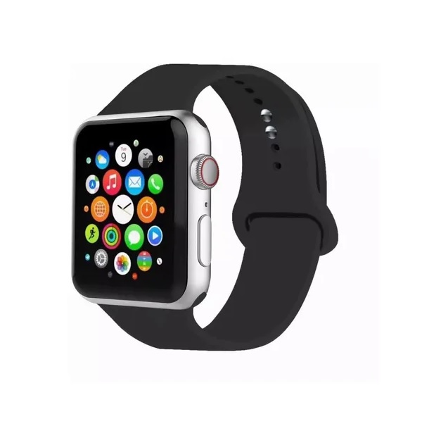 Correa de silicon lisa Gadgets & fun para apple watch 38 mm y 40 mm series 1,2,3 y 4 Silicon band