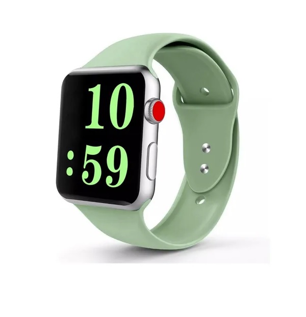 Correa de silicon lisa Gadgets & fun para apple watch 38 mm y 40 mm series 1,2,3 y 4 Silicon band
