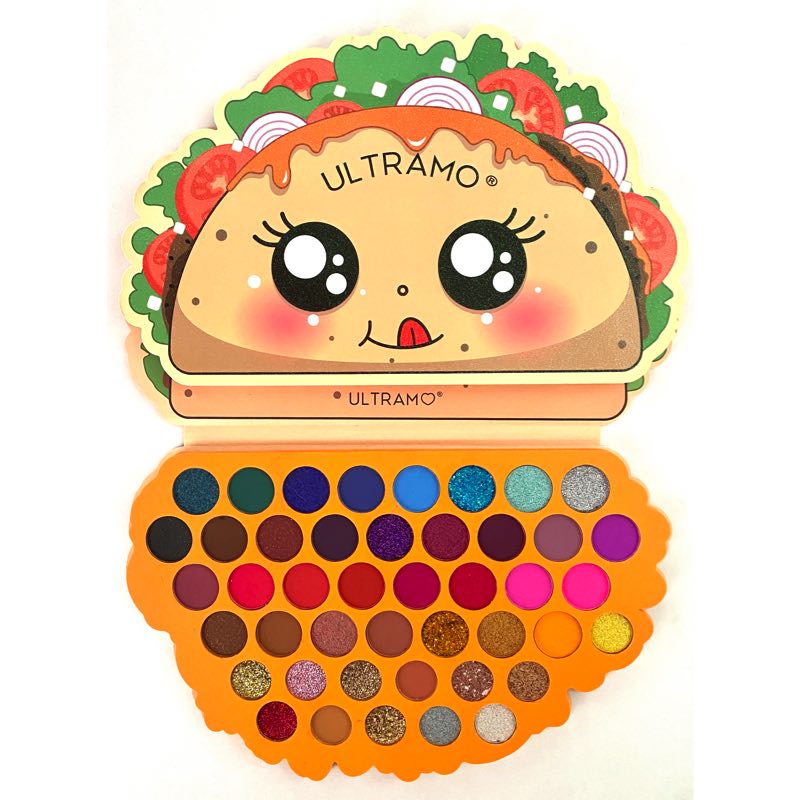 Paleta De Sombras En Forma De Taco 44 Tonos Mate Y Glitter Ultramo