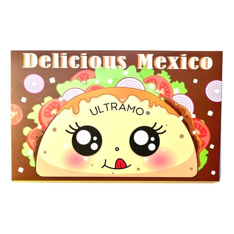 Paleta De Sombras En Forma De Taco 44 Tonos Mate Y Glitter Ultramo