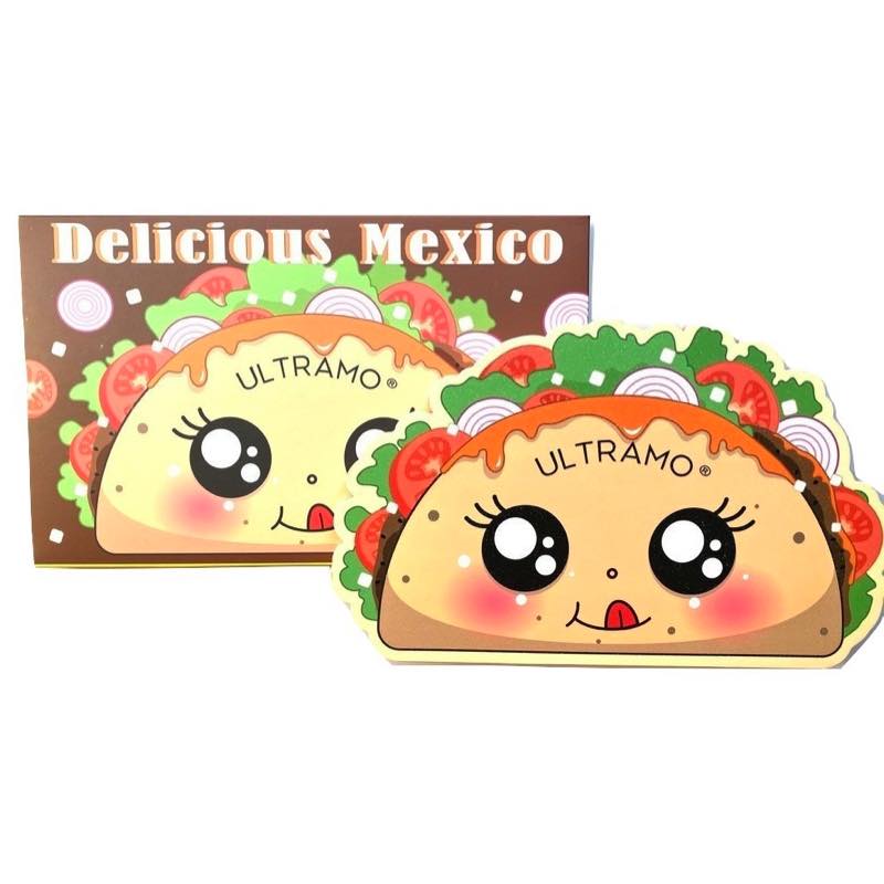 Paleta De Sombras En Forma De Taco 44 Tonos Mate Y Glitter Ultramo