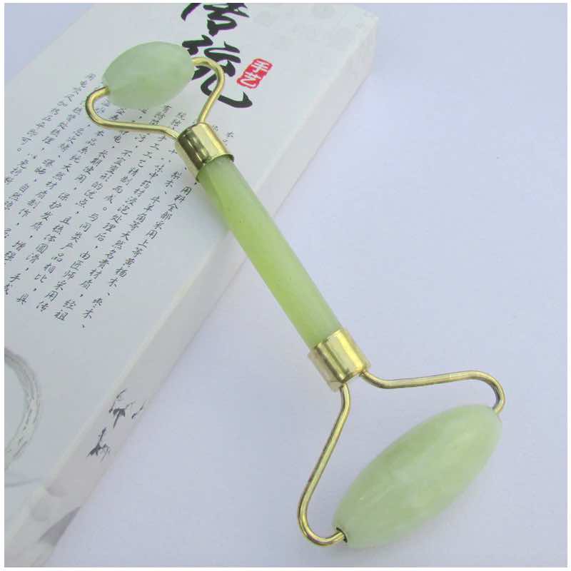 Rodillo De Jade Para Masaje Facial Anti Arrugas Reafirmante 