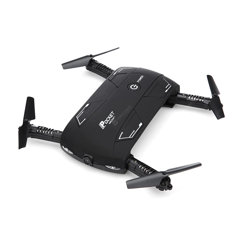 HQ - Pocket Aicraft X20 Drone - Mini Dron de Bolsillo con Camara Digital (Negro)