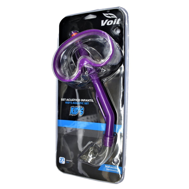 Set Acuatico Voit Infantil Visor y Snorkel Morado