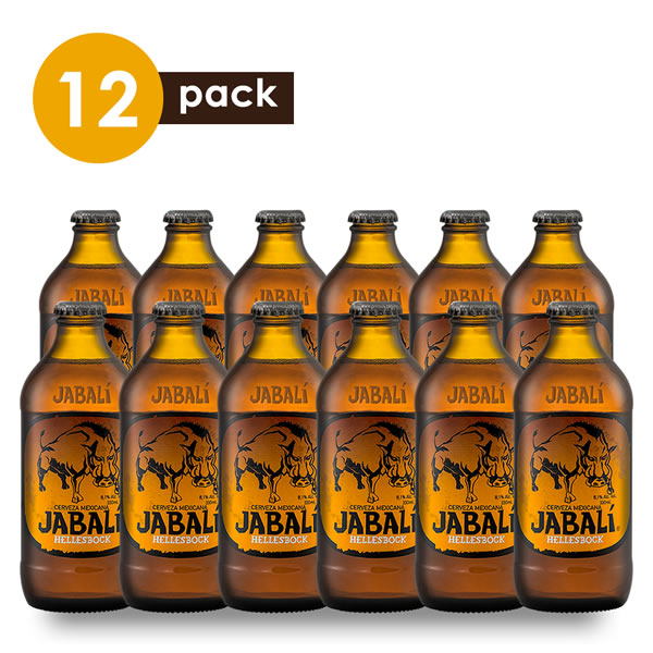 Cerveza Jabalí Hellesbock Beerpack 12