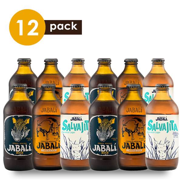 Cerveza Jabalí Cervexxa Beerpack 12