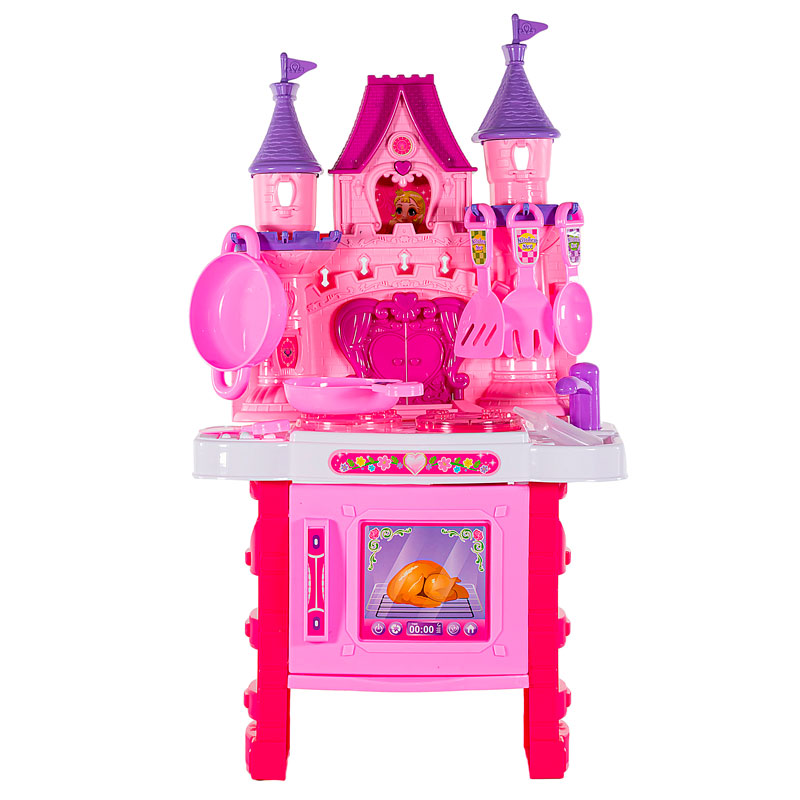JUEGO SET COCINA JUGUETE CASTILLO PRINCESAS CON LUZ Y SONIDO LJ159389
