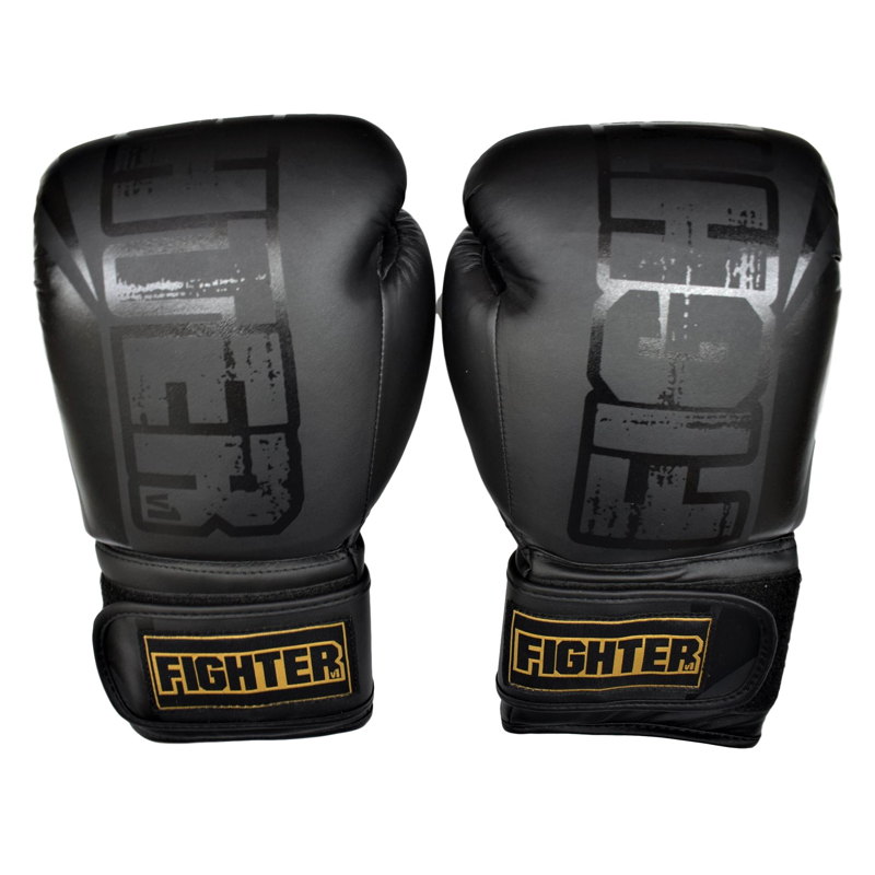 Guantes de Box Voit Fighter Negros 16 onzas