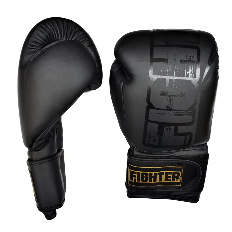 Guantes de Box Voit Fighter Negros 16 onzas