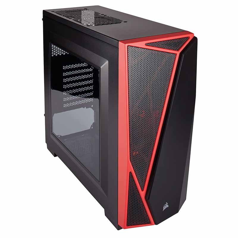 GABINETE CORSAIR CARBIDE SPEC 04 NEGRO-ROJO SF ATX ACRILICO CC-9011107-WW