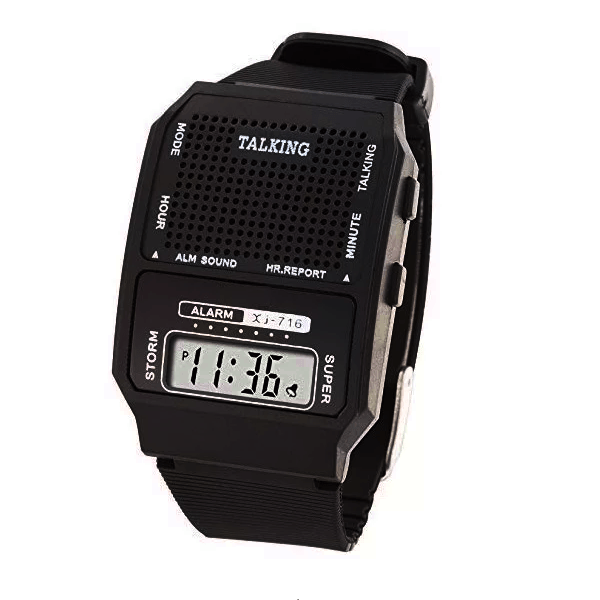 Reloj Talking Parlante Voz Español Habla Dice Hora Alarma