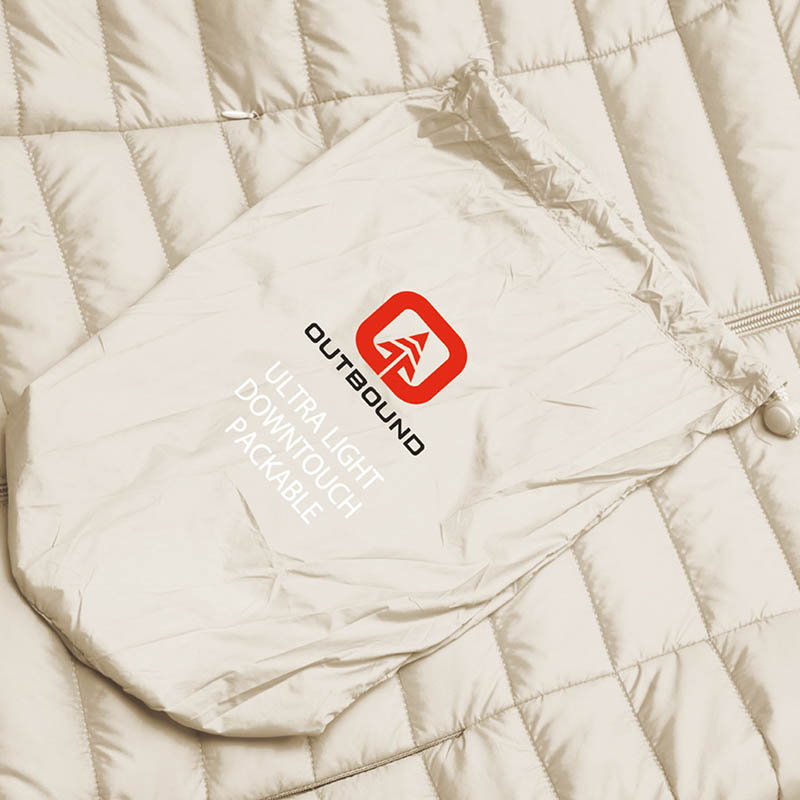 Chamarra Acolchada Ligera con capucha Resistente al Agua y al Viento plegable para dama