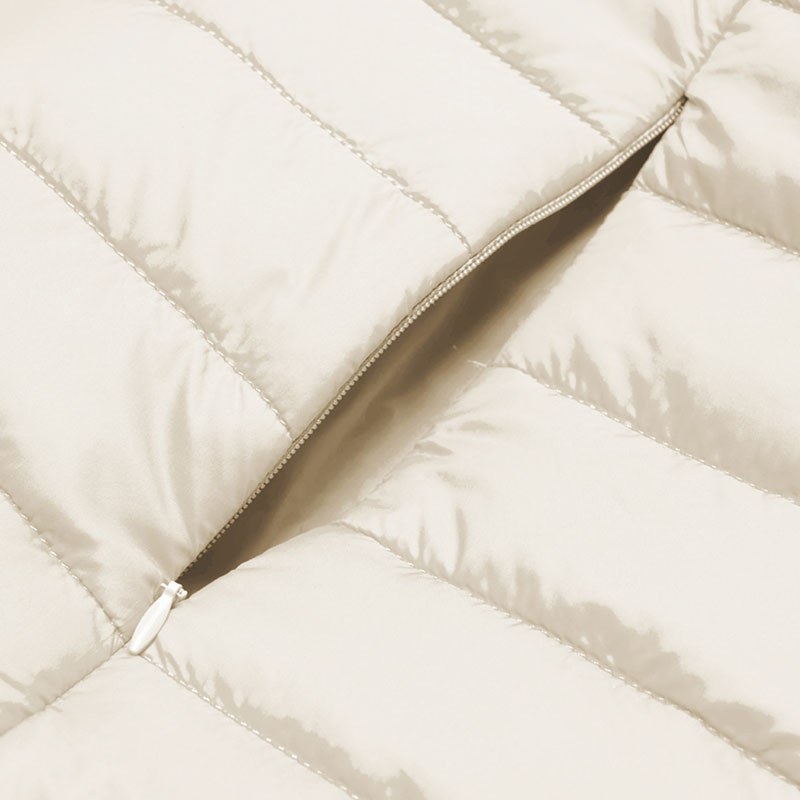 Chamarra Acolchada Ligera con capucha Resistente al Agua y al Viento plegable para dama