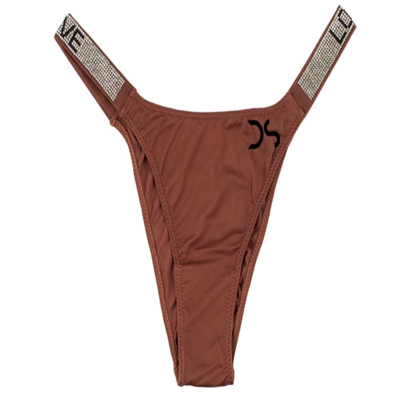 Tanga Lenceria Sexys Dama Con Pedrería Brazilian