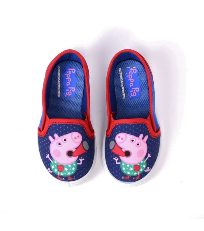 Tenis George Pig Para Niño Azul Rey Con Estampado De George