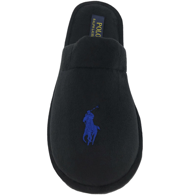 Pantufla Polo Ralph Lauren Para Caballero Casual Color Negro