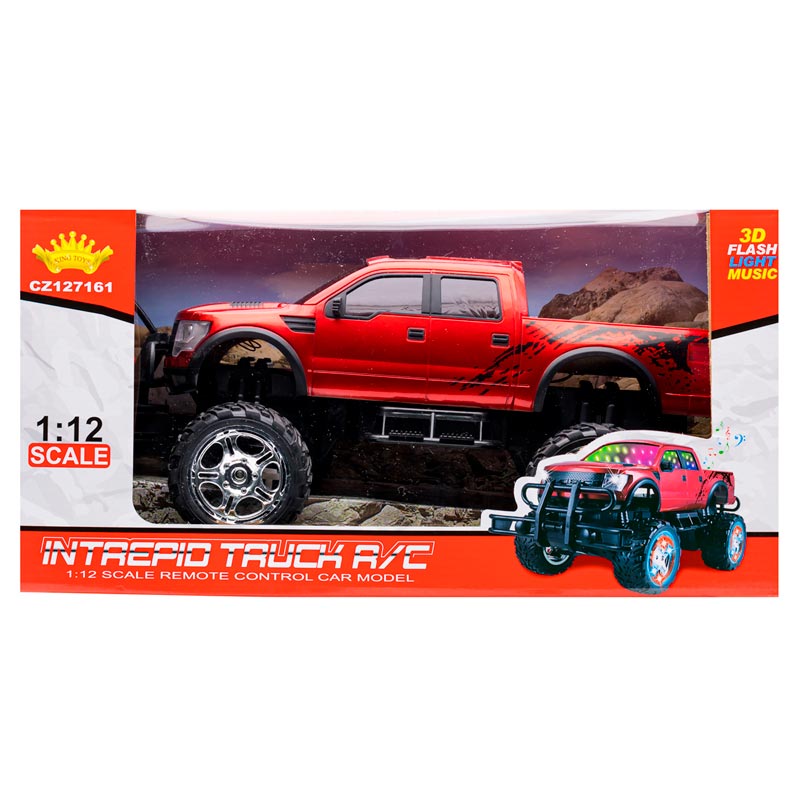 CAMIONETA A CONTROL REMOTO PICKUP INTREPID 4X4 LUZ Y SONIDO CZ127161