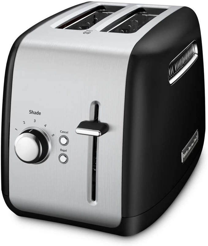 Tostador KitchenAid KMT2115OB para 2 Rebanadas Negro de 29 cm.