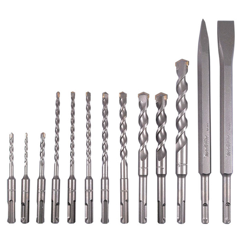 Juego De Brocas Y Cinceles SDS-Plus Makita D-31734 13 Piezas