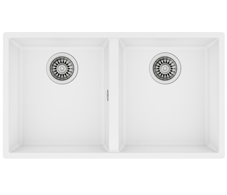 Tarja Submontar Teka SQUARE 760 TG W Doble Tina 76 cm (30 pulgadas)