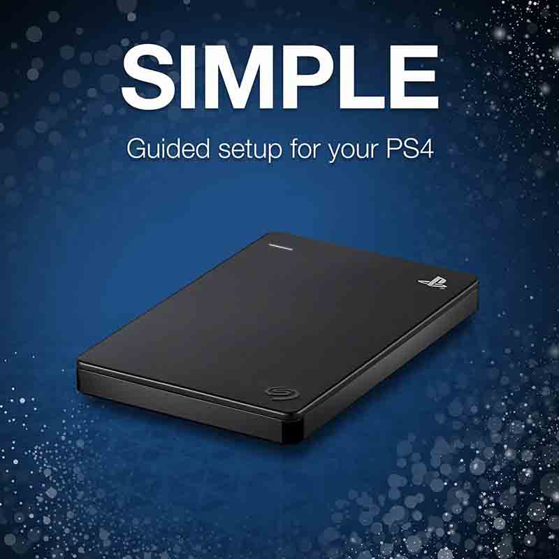 DISCO DURO EXTERNO SEAGATE 2T UNIDAD DE JUEGO PARA PS4 NEGRO 2.5 STG20