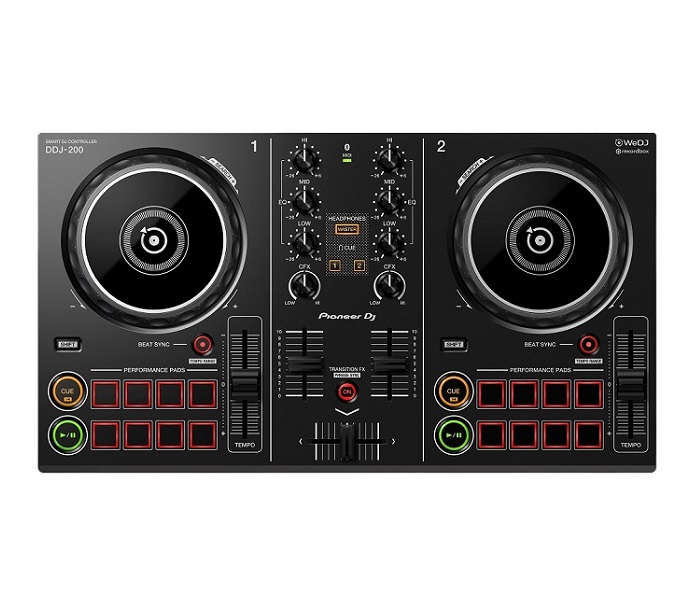 Controlador DJ inteligente de 2 canales DDJ-200