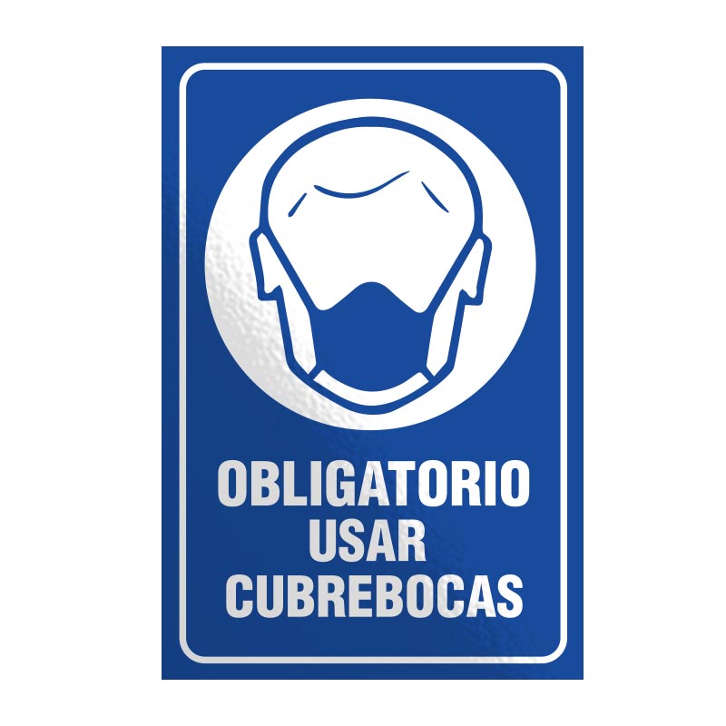 Señalamientos sana distancia 20 X 30 Cm