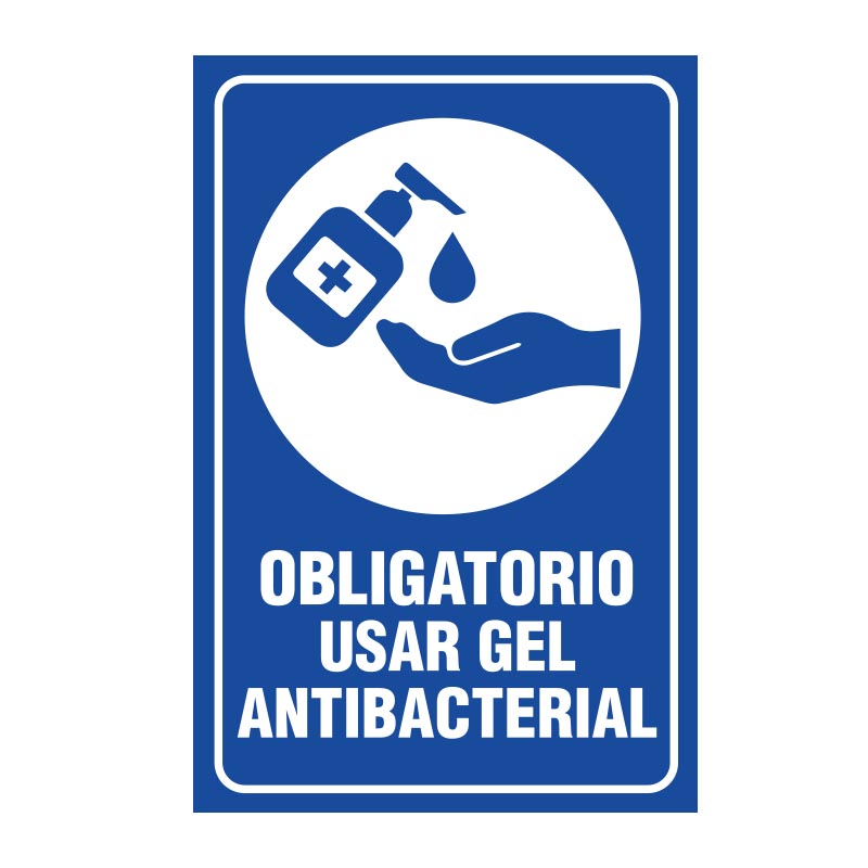 Señalamientos sana distancia 20 X 30 Cm