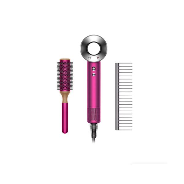 Secadora de Cabello Dyson Supersonic Special Edition - Incluye Cepillo y Peine - FuchsiaNíquel