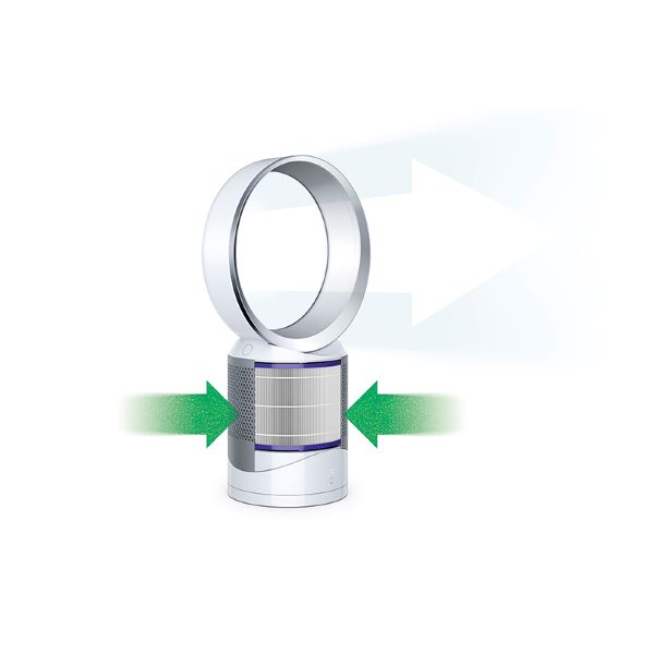 Purificador Ventilador Dyson Pure Cool Link de escritorio (Blanco/Plata)