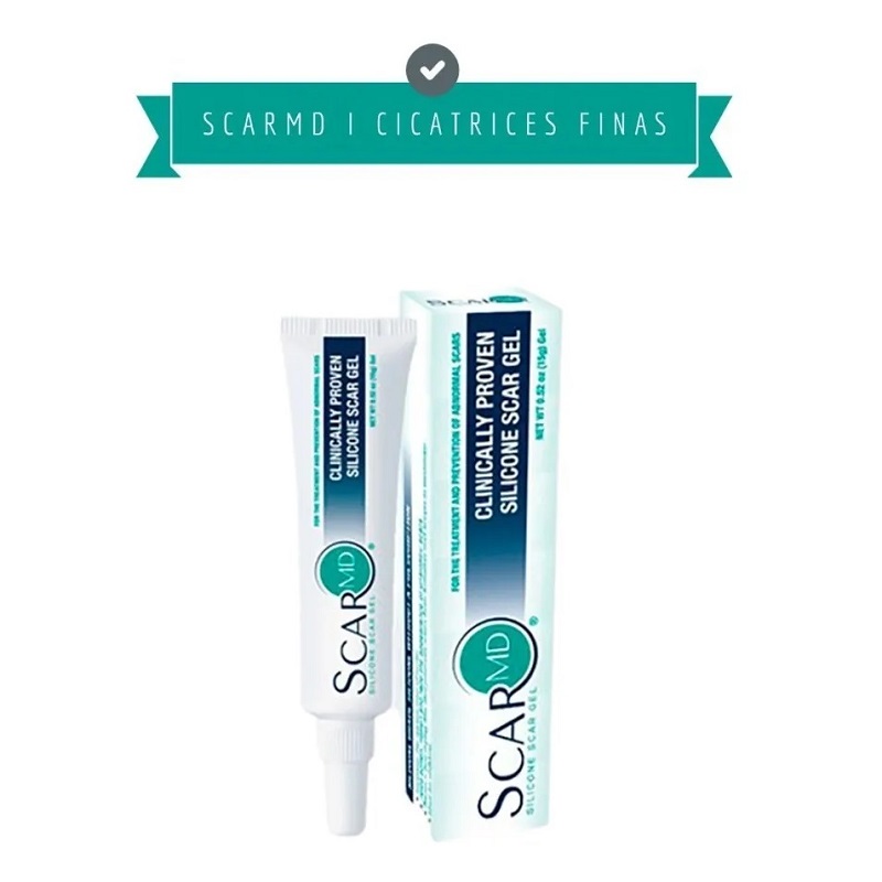 Scar Md Gel, Tubo, Desvanece Cicatrices, Silicona Quirúrgica