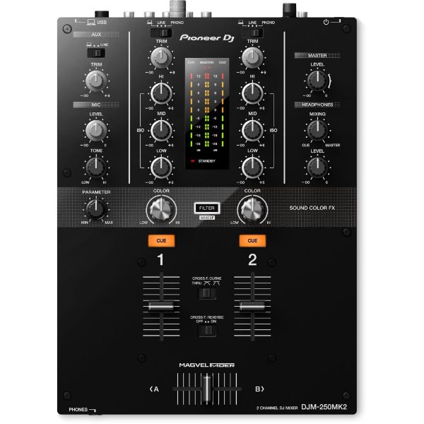 Mezcladora PIONEER DJM-250MK2 Rekordbox DJ 2 Canales