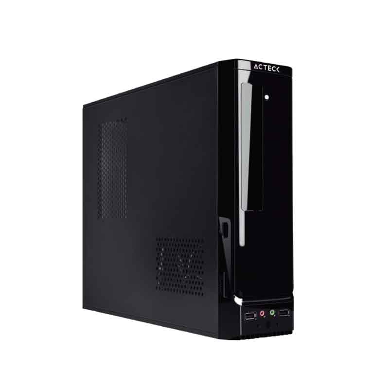 GABINETE ACTECK ATOM SLIM MICRO NEGRO 480W AC-929042