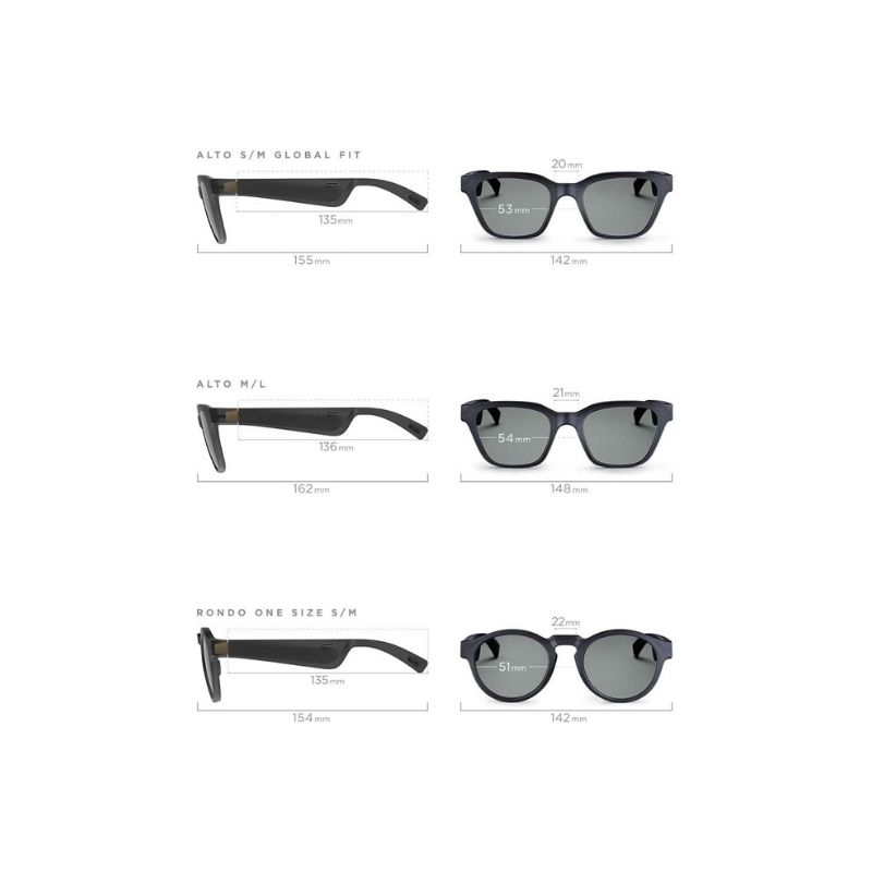 Bose Rondo O/S Frames Audio Sunglasses, Rondo, O/S ó Gafas de sol con Radio, BT, 3LE
