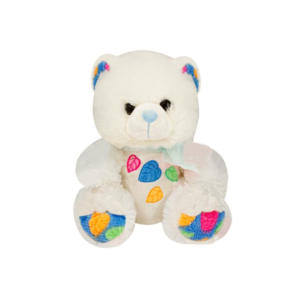 Osito Azul de Peluche Detalles de Color