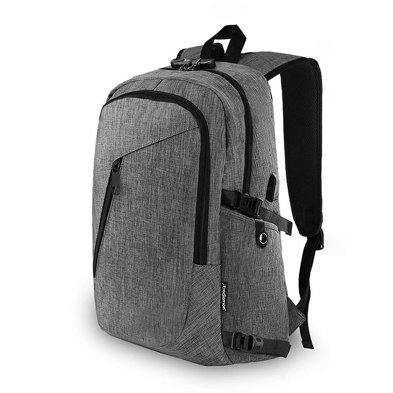 Mochila Antirrobo Ejecutiva para Laptop Con Candado Redlemon