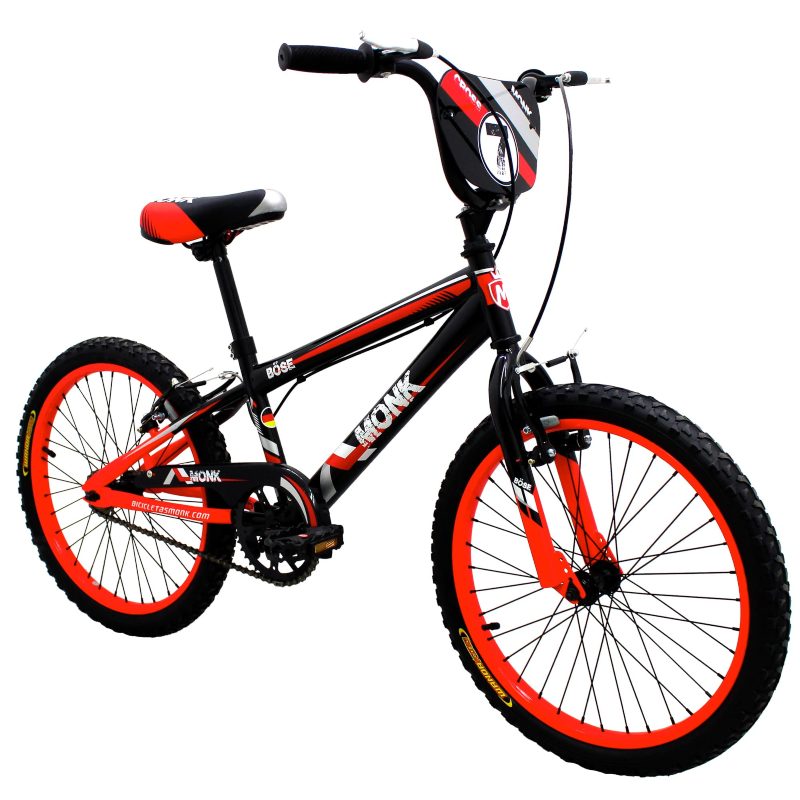 Bicicleta Para Niño Rodada 16 1 Velocidad Monk Bose Cross Rojo