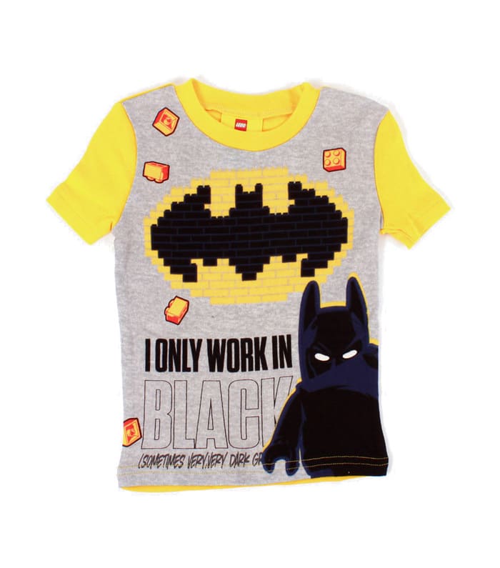 LEGO Batman Chicos Pijama Mangas Cortas Blanco 