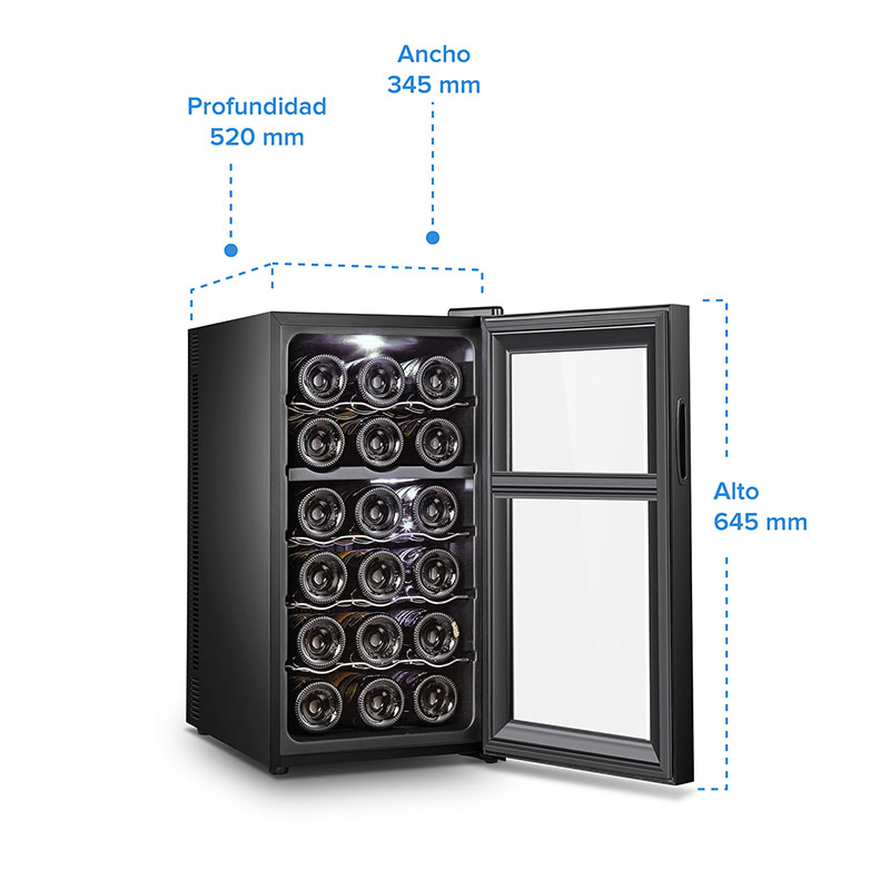 AVERA Cava De Vinos Enfriadora Para 18 Botellas EV18