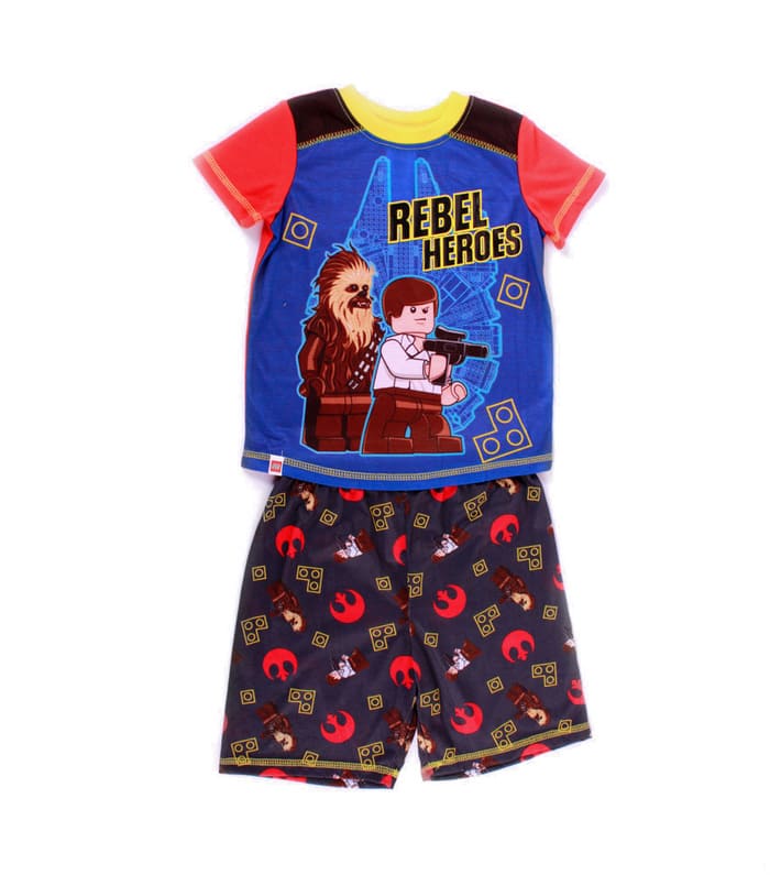 Pijama Para Niño Lego Star Wars Rebel Heroes Con Short