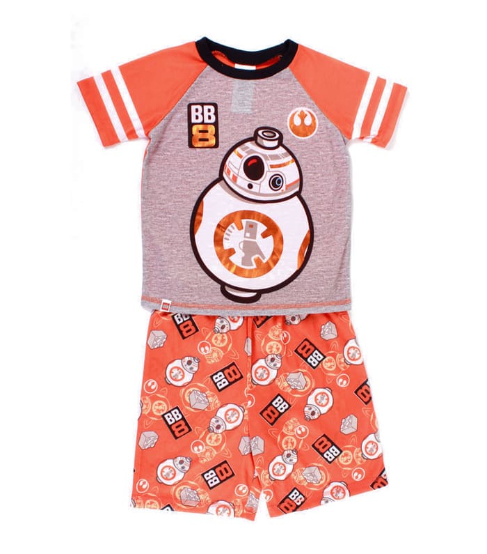 Pijama Lego Para Niño De Star Wars Droid Bb8 Naranja Y Gris